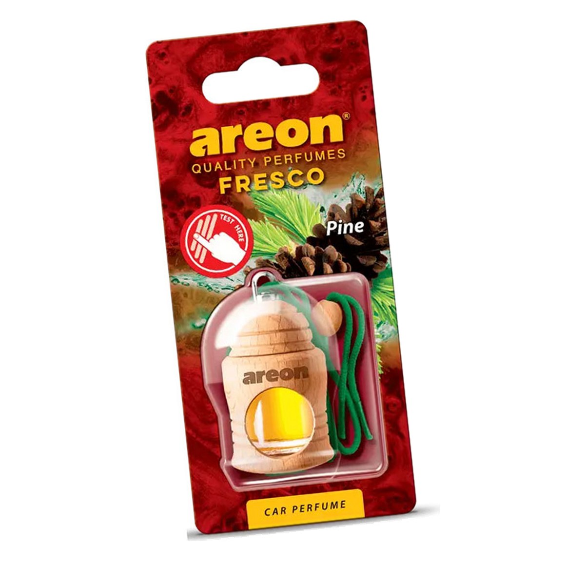 Odorizante auto - Odorizant auto Areon Fresco Pine, lichid, 4 ml, improspateaza aerul si elimina mirosurile neplacute, design compact