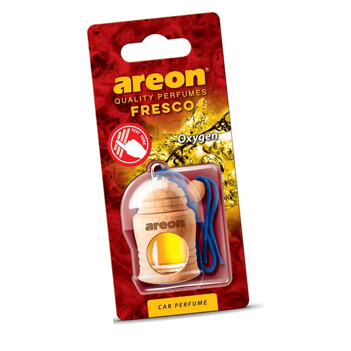 Odorizante auto - Odorizant auto Areon Fresco Oxygen, lichid, 4 ml, improspateaza aerul si elimina mirosurile neplacute, design compact