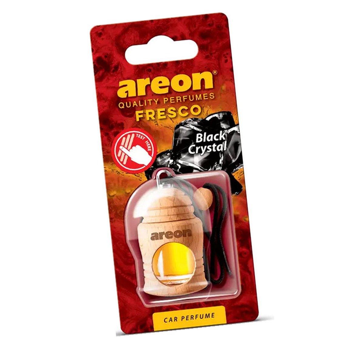 Odorizante auto - Odorizant auto Areon Fresco Black Crystal, lichid, 4 ml, improspateaza aerul si elimina mirosurile neplacute, design compact