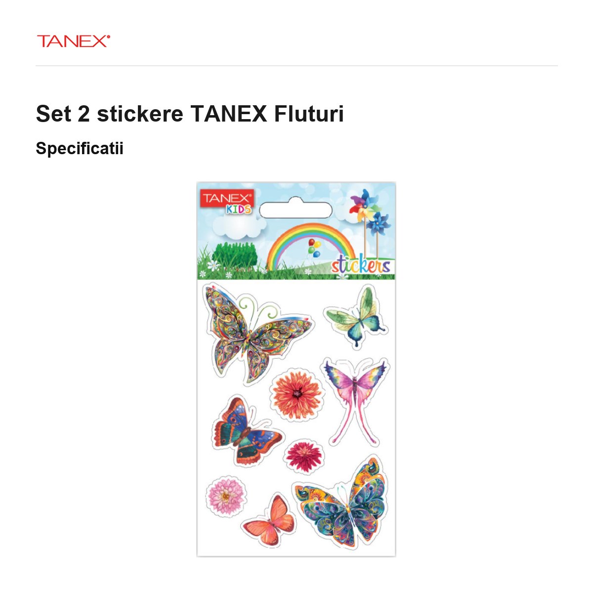 Set 2 stickere TANEX Fluturi [2]