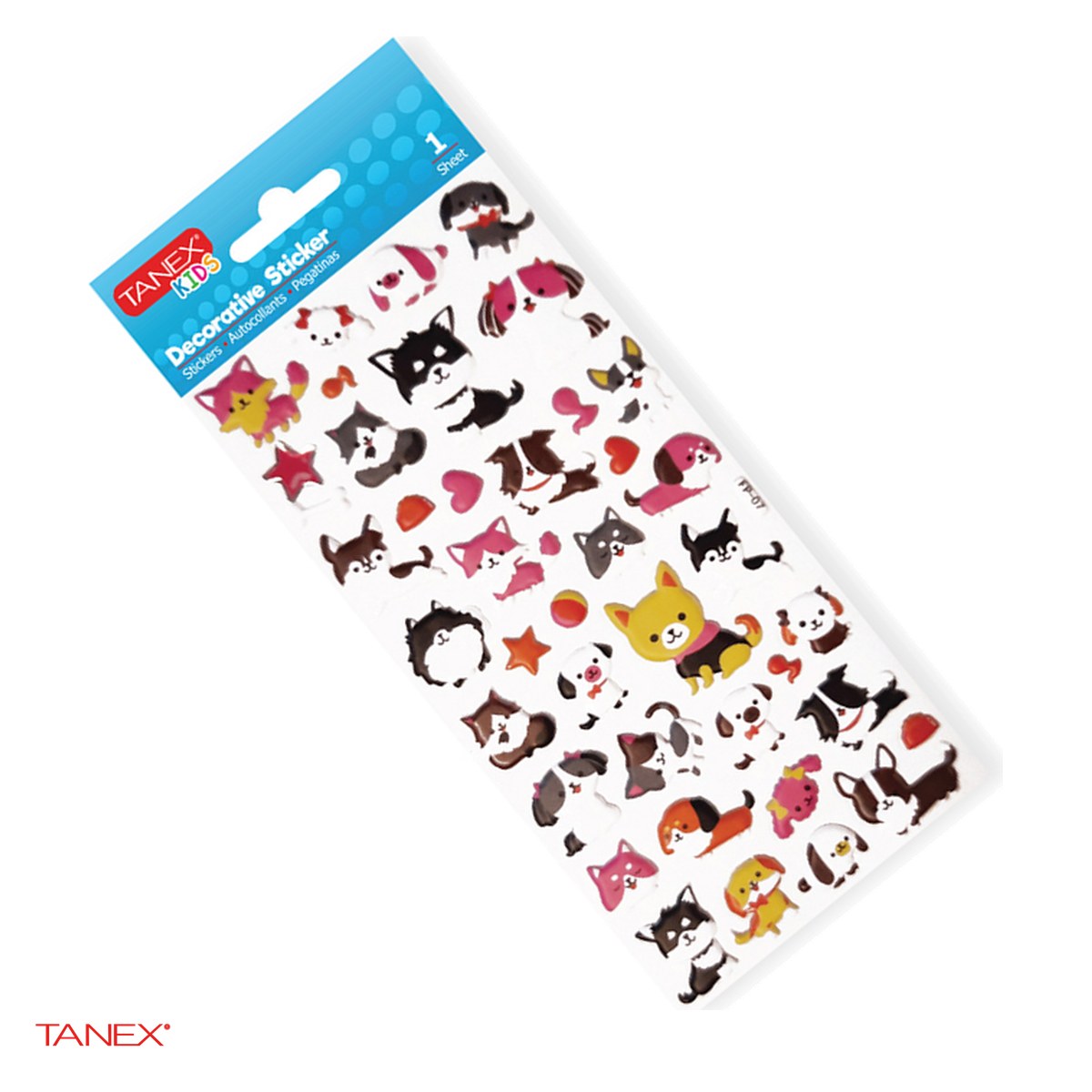 Stickere - Sticker puffy TANEX Pets, TNX-25113