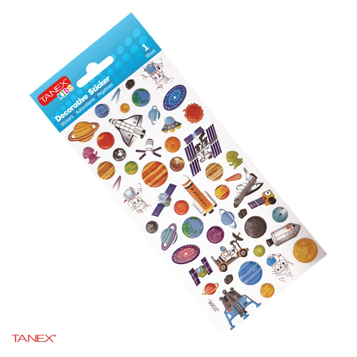 Stickere - Sticker puffy TANEX Space, TNX-25133