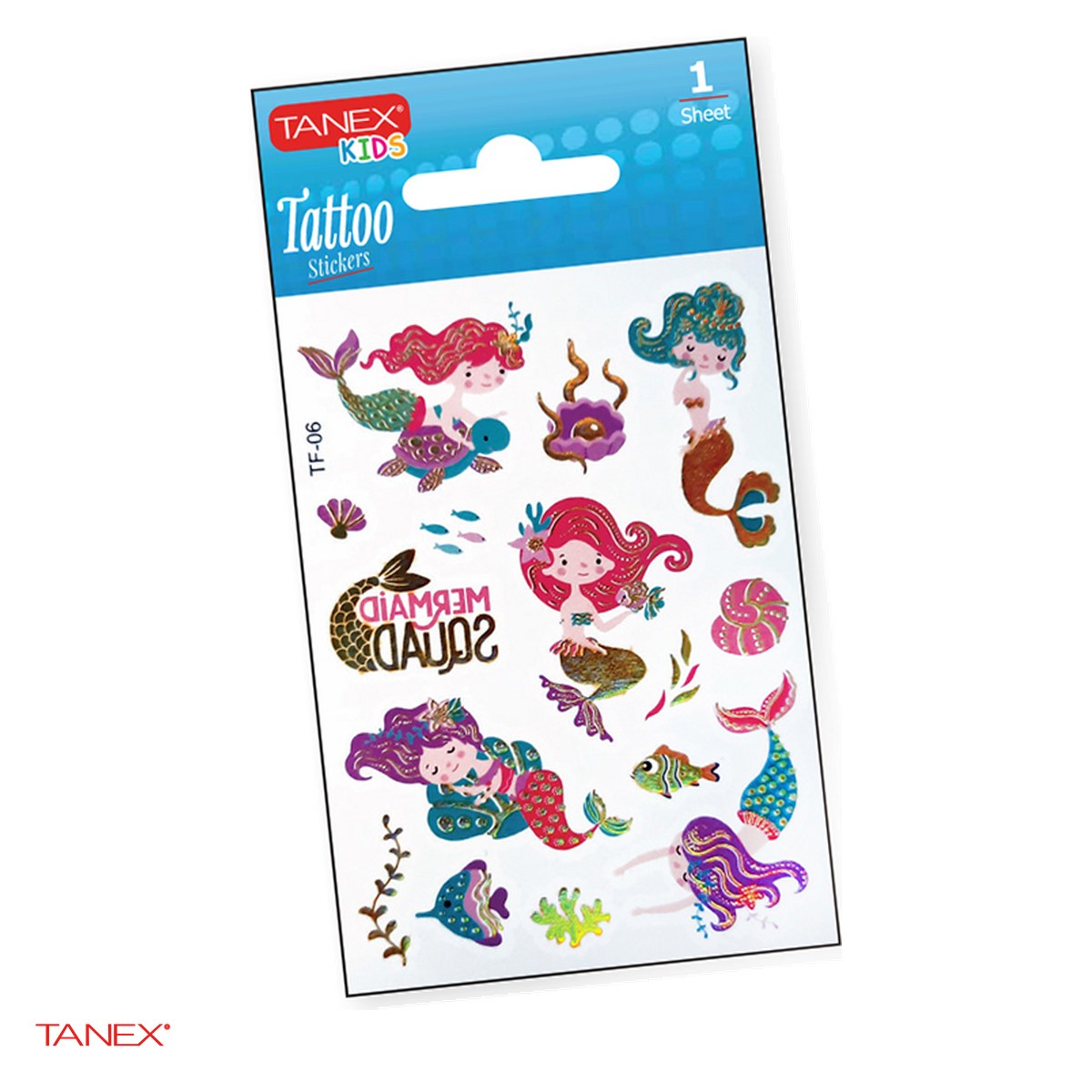 Stickere - Tatuaje pentru copii TANEX Mermaids, TNX-26436