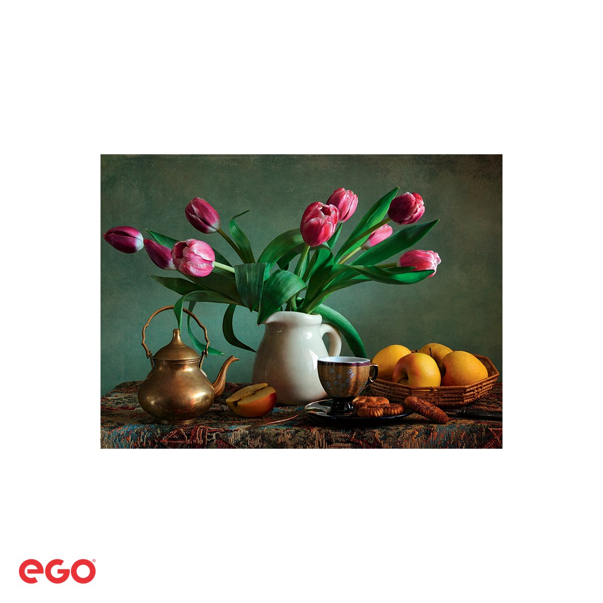 Calendar de birou Ego Naturi Statice, 13 file, 20x10 cm, cu spira metalica [4]