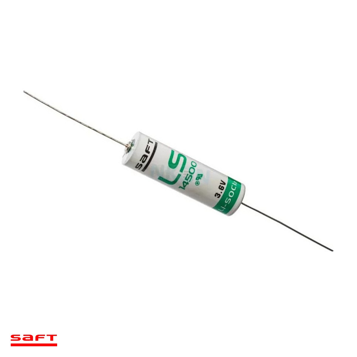 Baterii Litiu - Baterie litiu Saft LS 14500 CNA AA, 3.6 V, 2600 mAh, Li-SOCl2, 14.62 x 50.28 mm, cu terminale axiale (CNA), bulk