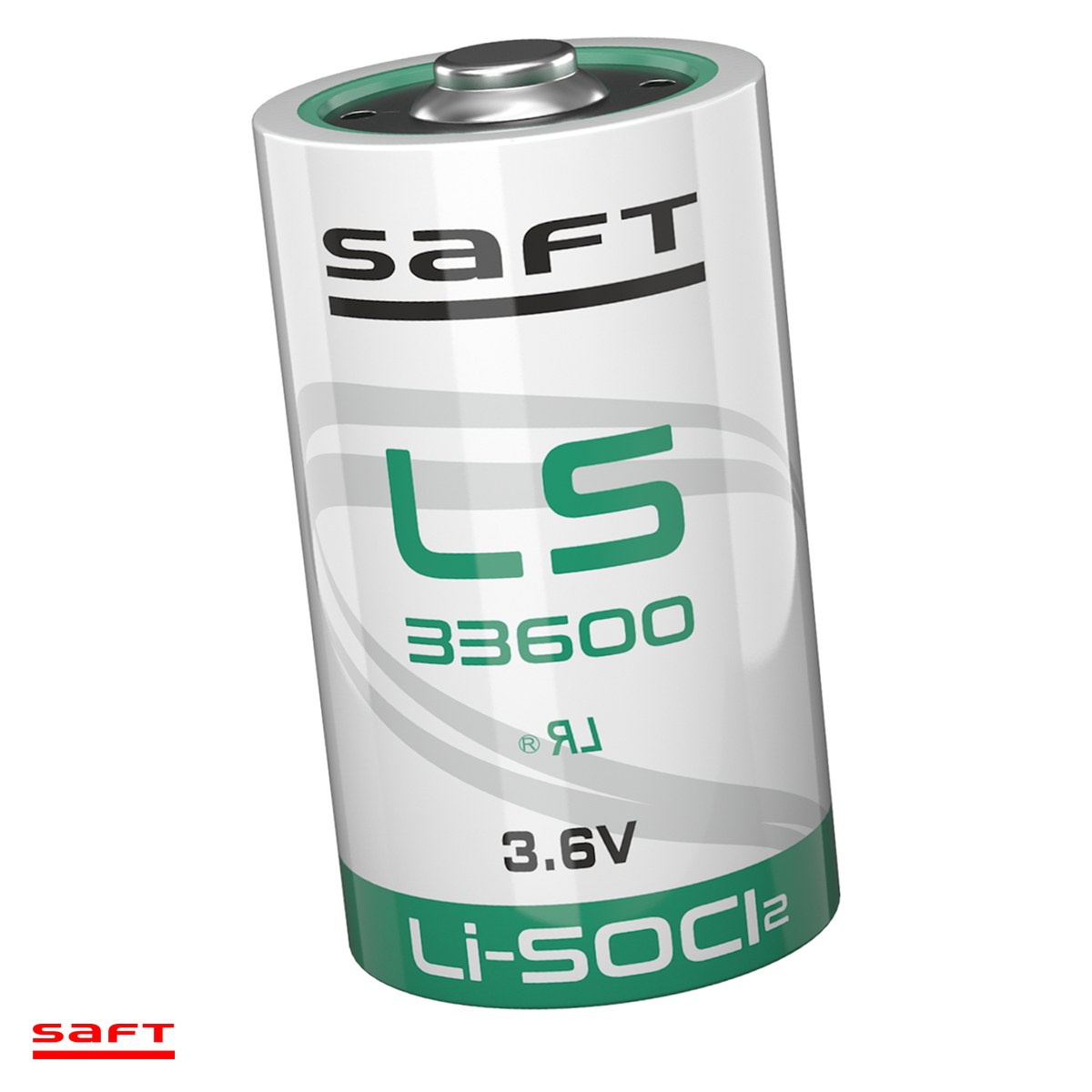 Baterii Litiu - Baterie litiu Saft LS 33600 D, 3.6 V, 17000 mAh, Li-SOCl2, 33.4 x 61.6 mm, bulk