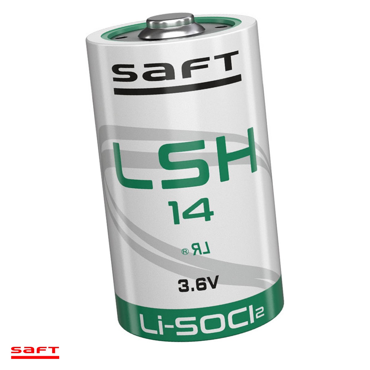 Baterii Litiu - Baterie litiu Saft LSH 14 C, 3.6 V, 5800 mAh, Li-SOCl2, 26 x 50.4 mm, bulk