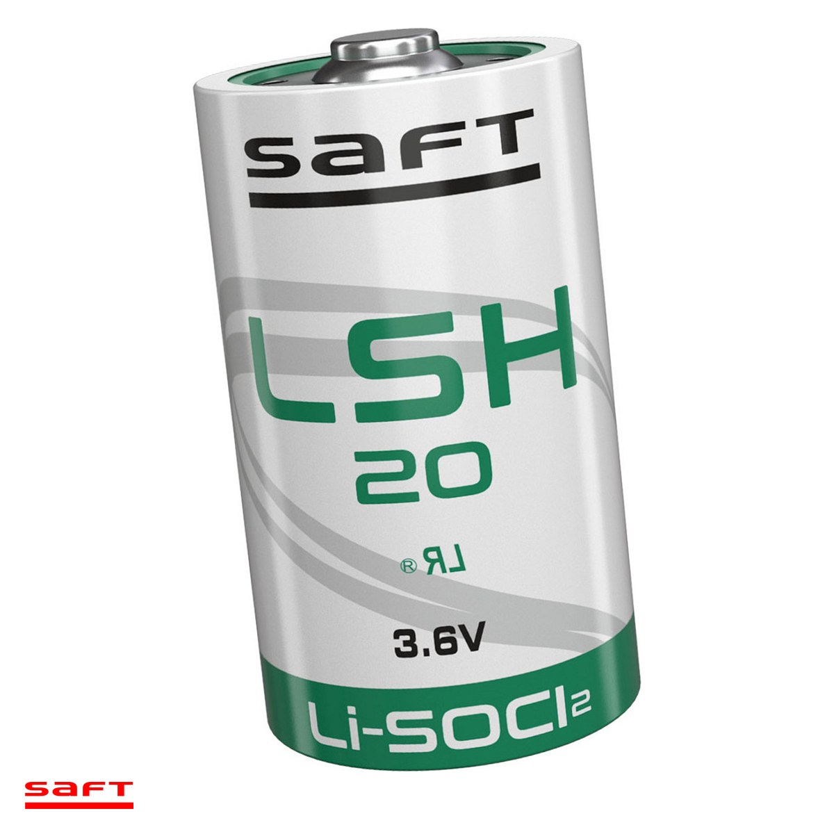 Baterii Litiu - Baterie litiu Saft LSH 20 D, 3.6 V, 13500 mAh, Li-SOCl2, 33.26 x 61.31 mm, bulk