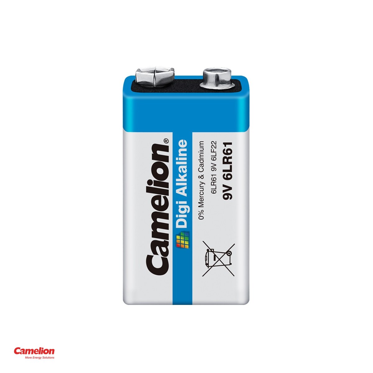 Baterie alcalina Camelion Digi 9V 6LR61, 9 V, 48.5 x 26.5 x 17.5 mm, in blister [3]