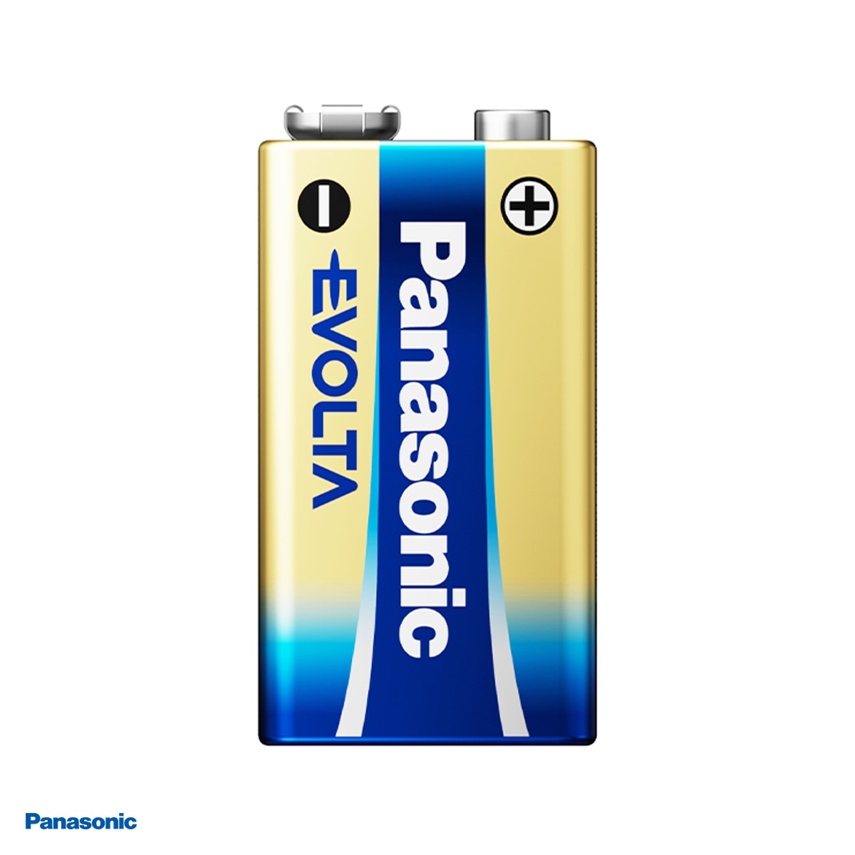 Baterie alcalina Panasonic Evolta 9V 6LR61, 9 V, 48.5 x 26.5 x 17.5 mm, in blister [3]