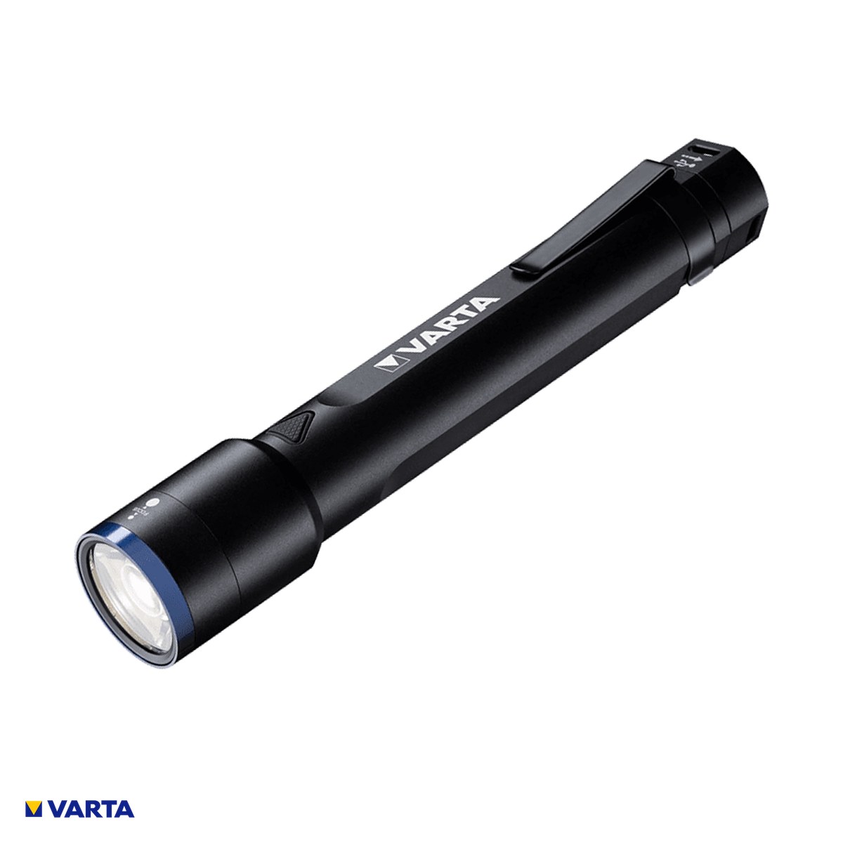 Lanterne - Lanterna reincarcabila VARTA Night Cutter F30R 18901, LED Cree, 700 lm, IPX4, aluminiu, acumulator Li-Ion 2600 mAh, cablu micro USB