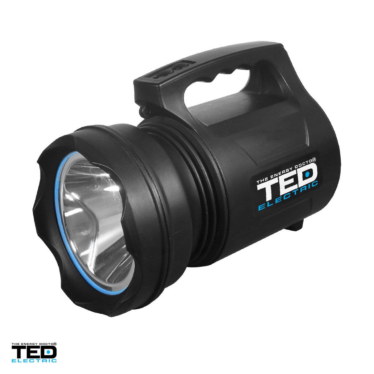 Lanterne - Lanterna de patrula TED Electric TL-T104 TED002105, LED, 500 lm, IP65, 2 acumulatori 18650 inclusi