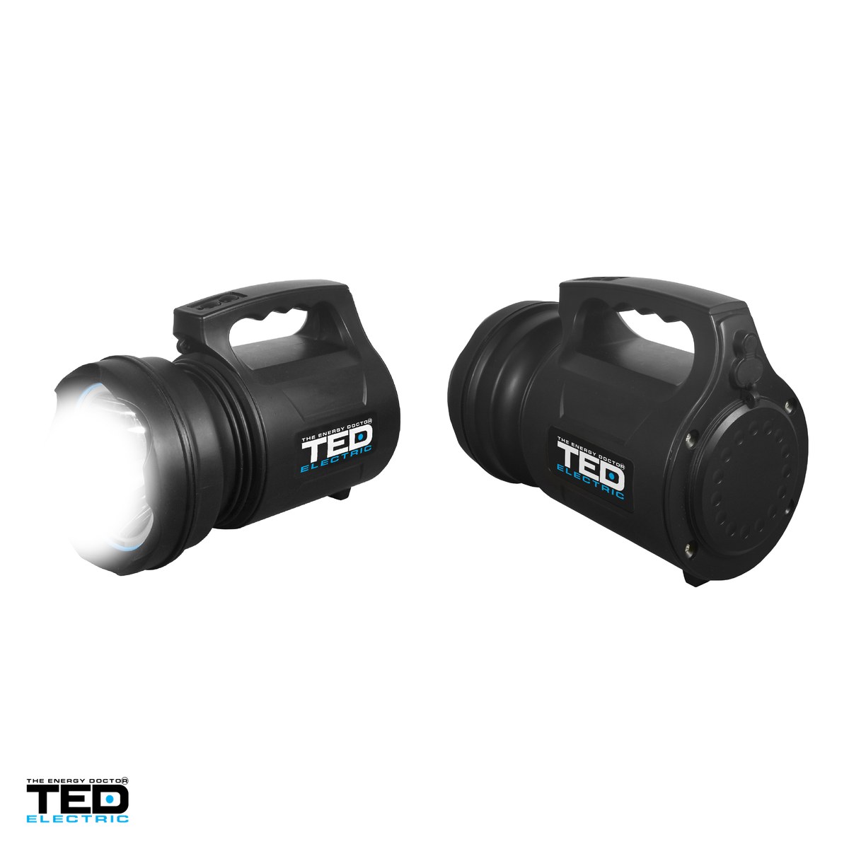 Lanterna de patrula TED Electric TL-T104 TED002105, LED, 500 lm, IP65, 2 acumulatori 18650 inclusi [3]