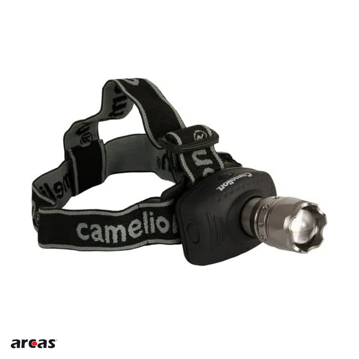 Lanterne - Lanterna frontala Camelion Arcas, LED 3 W, zoom, 3 moduri de iluminare, 3 baterii AAA incluse