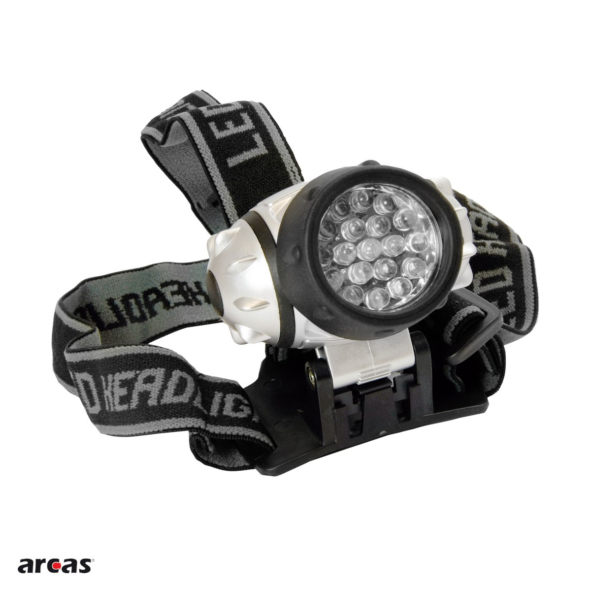 Lanterne - Lanterna frontala Arcas cu 19 LED-uri, 3 baterii AAA incluse