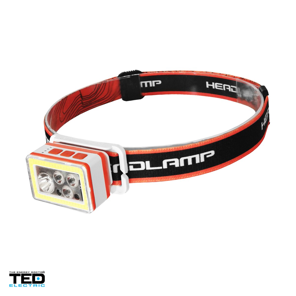 Lanterne - Lanterna frontala TED Electric TL-7210 TED002150, acumulator Li-Ion 18650, 3 W, 160 lm, LED XPE + COB + 3 LED RGB, 10 moduri de iluminare, senzor, magnet, lampa detasabila