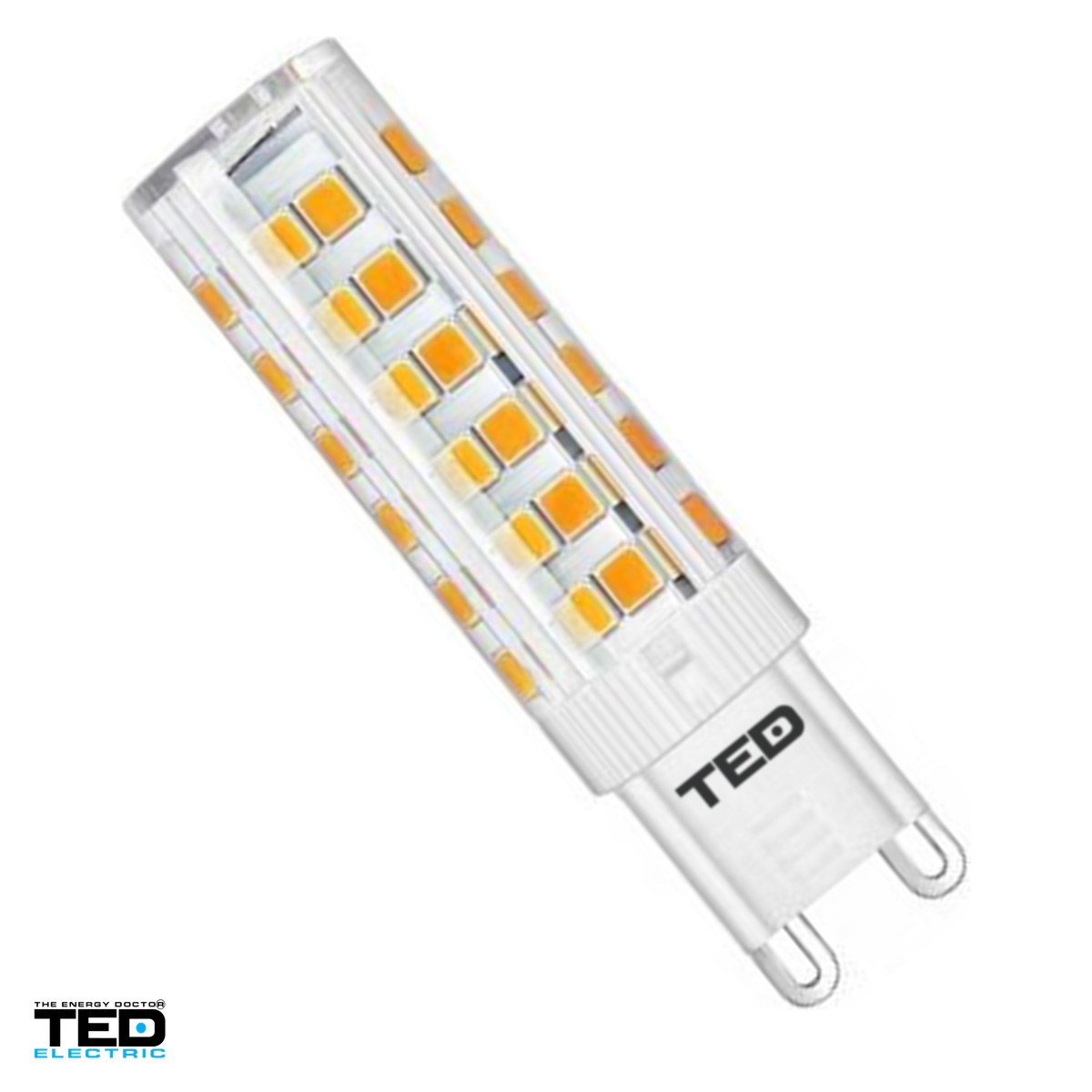 Becuri G9 - Bec LED TED Electric G9 TED001276, 4,5 W, 300 lm, 2700 K lumina calda