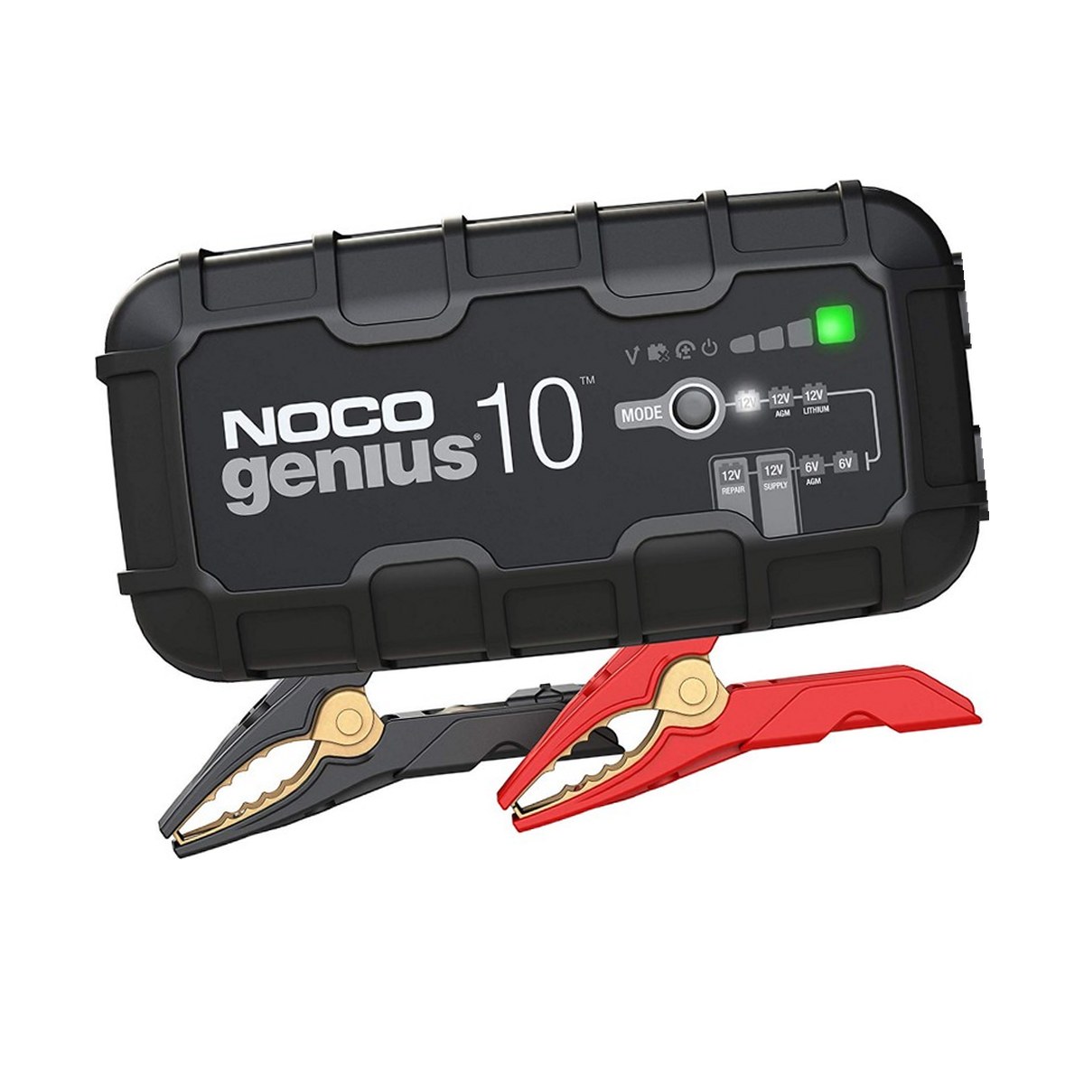 Redresoare si jump startere - Redresor auto Noco Genius 10 (GENIUS10), 6 V / 12 V, 10 A, pentru baterii plumb-acid si litiu de pana la 230 Ah, incarcator si mentinere, 183 x 94 x 59 mm
