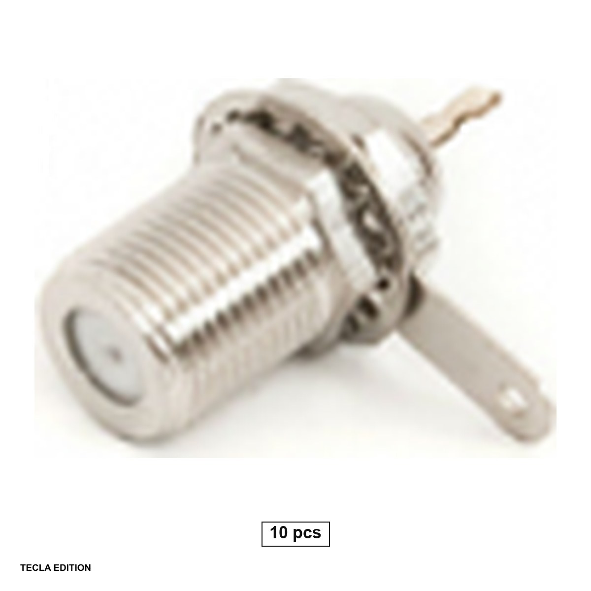 Convertoare - Set 10 mufe F mama pentru panou 5-0905, metalice, pentru cablu coaxial TV