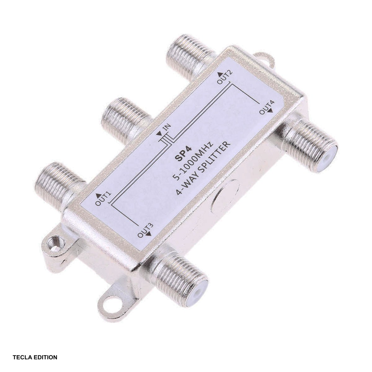 Convertoare - Splitter CATV 4 cai TED673768, banda 5 - 1000 MHz, pentru semnal TV pe cablu coaxial
