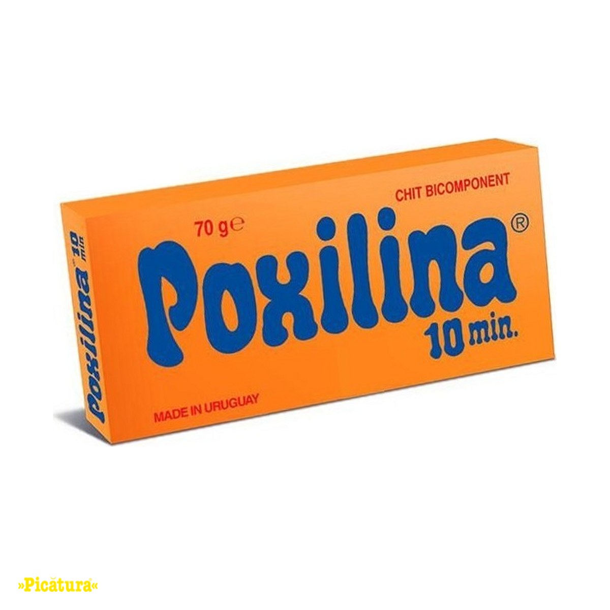 Adezivi de contact - Chit epoxidic bicomponent Picatura Poxilina pentru tevi, universal, 70 g