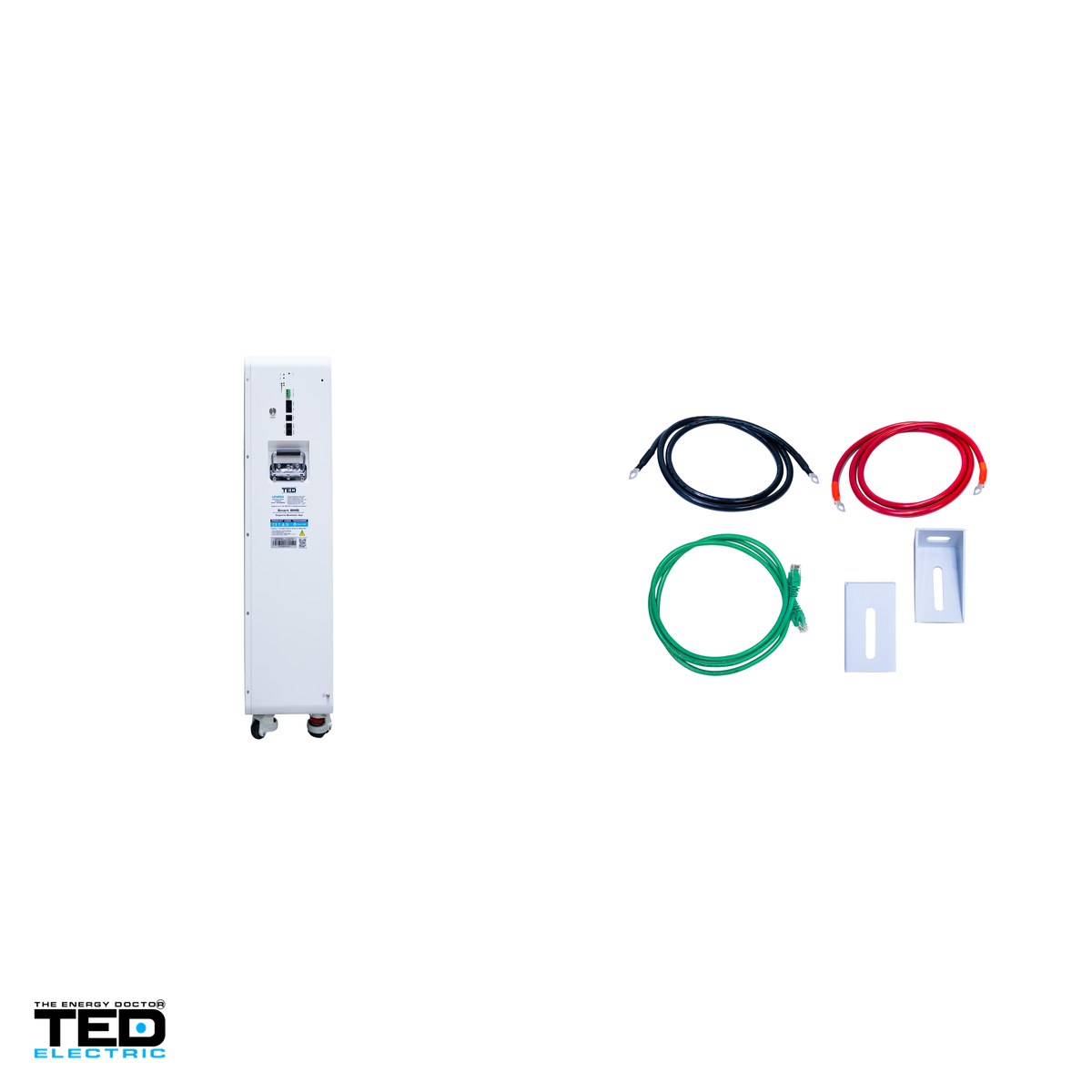 Acumulator LiFePO4 TED Electric 51,2 V, 314 Ah, 16,08 kWh, montaj pe podea, BMS, Wi-Fi, Bluetooth, ecran LCD, 900 x 415 x 235 mm, TED008985 [3]
