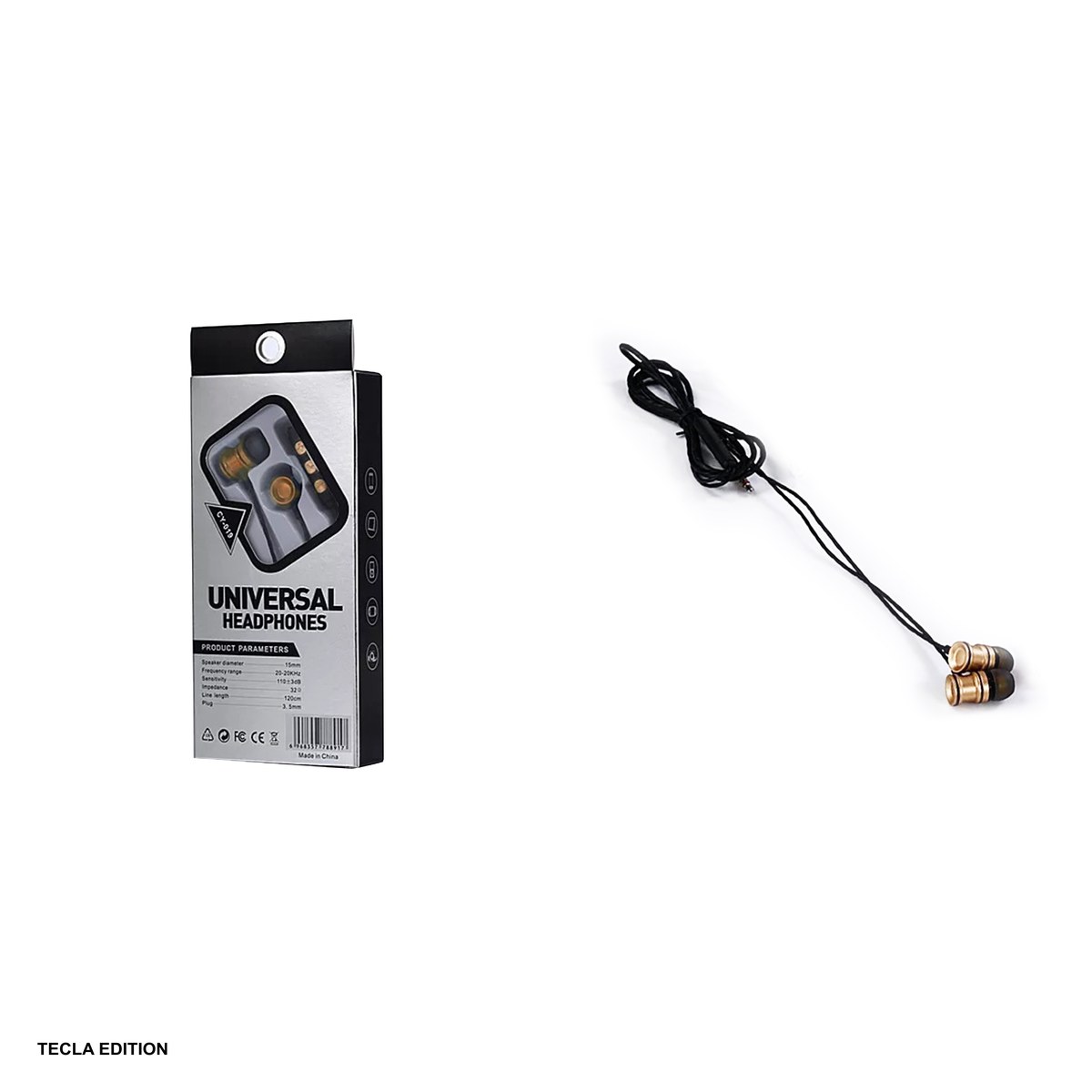 Casti earbuds cu microfon CY-019, cu fir [3]