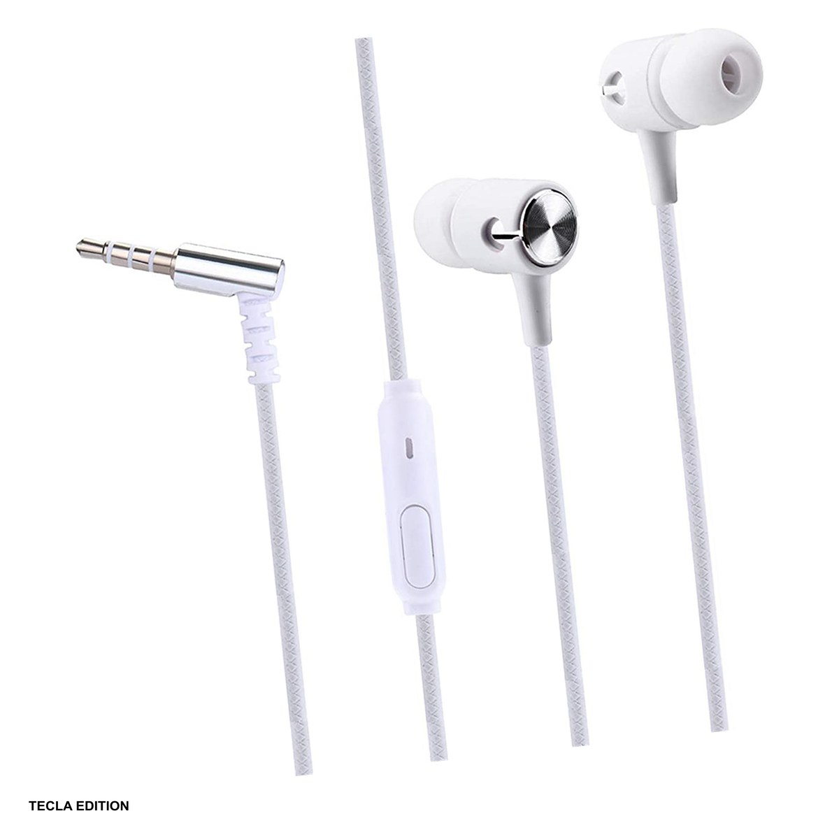 Casti - Casti earbuds cu microfon, cu fir, model TED500536