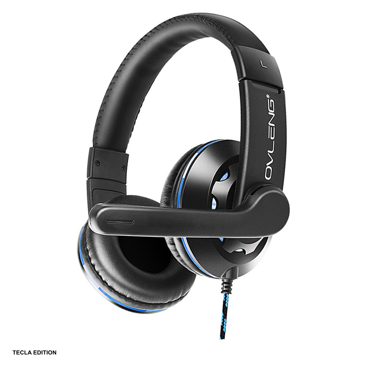 Casti - Casti gaming cu microfon pe brat OV-P2, cu fir, mufa jack 3,5 mm