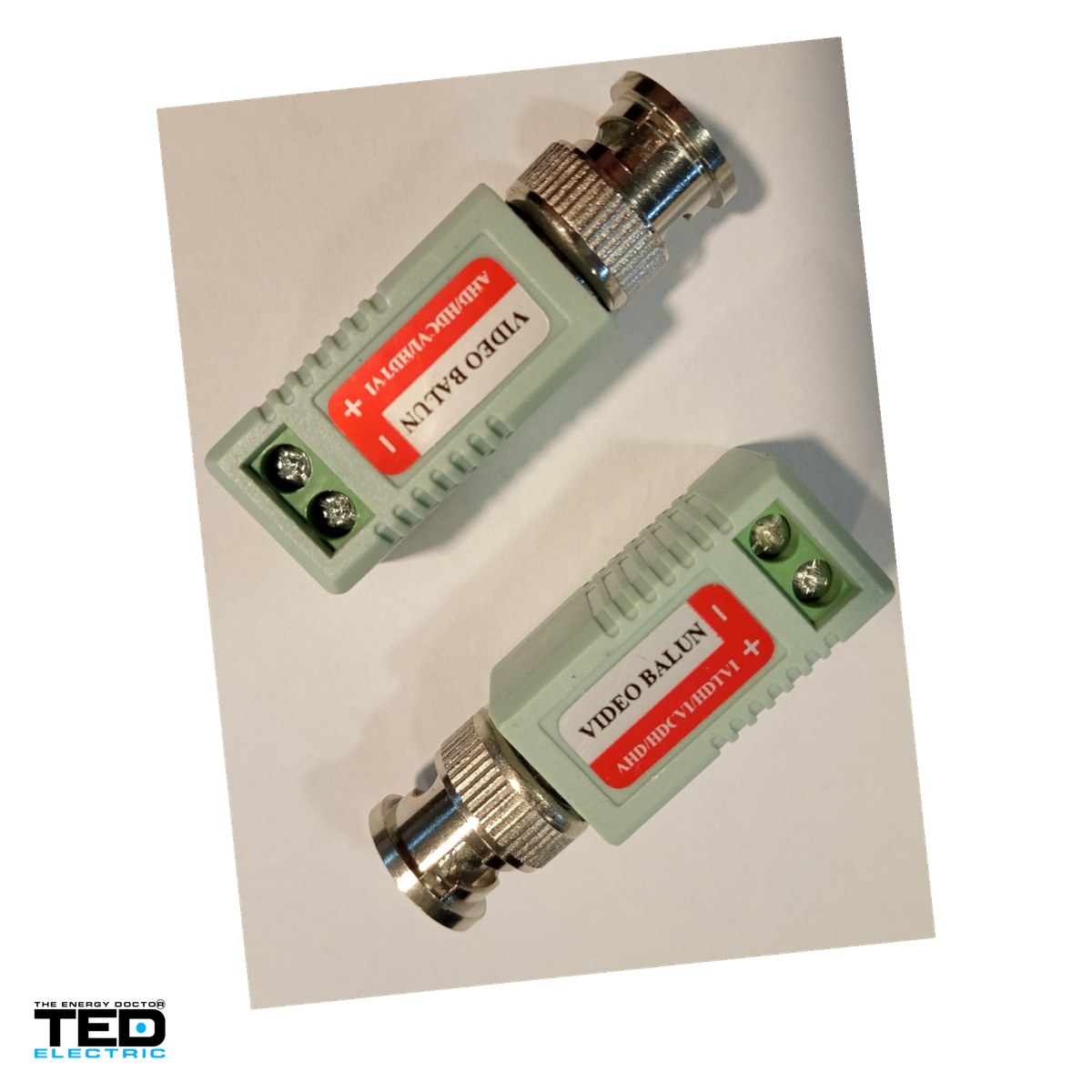 Accesorii supraveghere video - Video balun pasiv BNC fara fir VBBNC TED410003 / TED335678, set 2 bucati