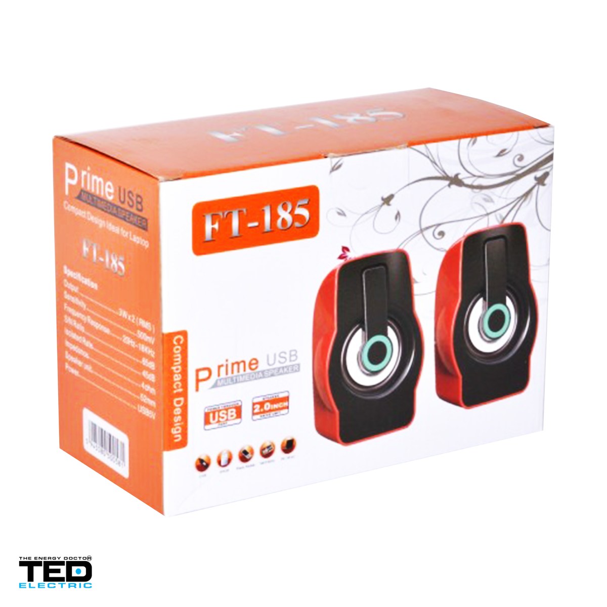 Boxe active pentru calculator cu microfon FT-185, TED500581 [3]