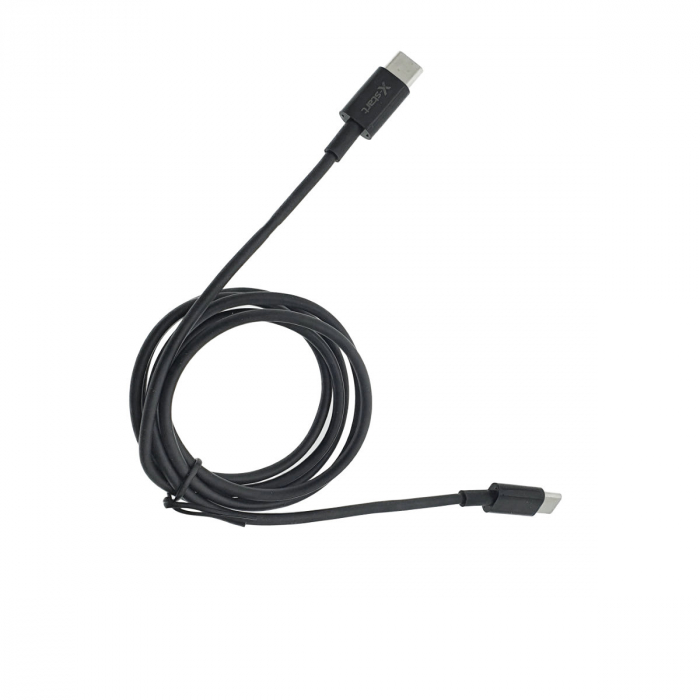 Cablu cu conectori USB Tip C tata la USB Tip C tata, PD60W, X-Start 318CC, lungime 100 cm, negru [2]