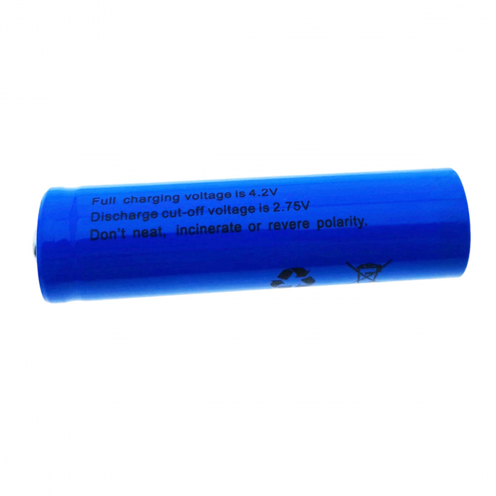 Acumulator 18650, Li-ion, 3.7V 1200mAh, albastru [4]