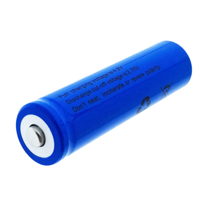 Acumulator 18650, Li-ion, 3.7V 1200mAh, albastru [2]