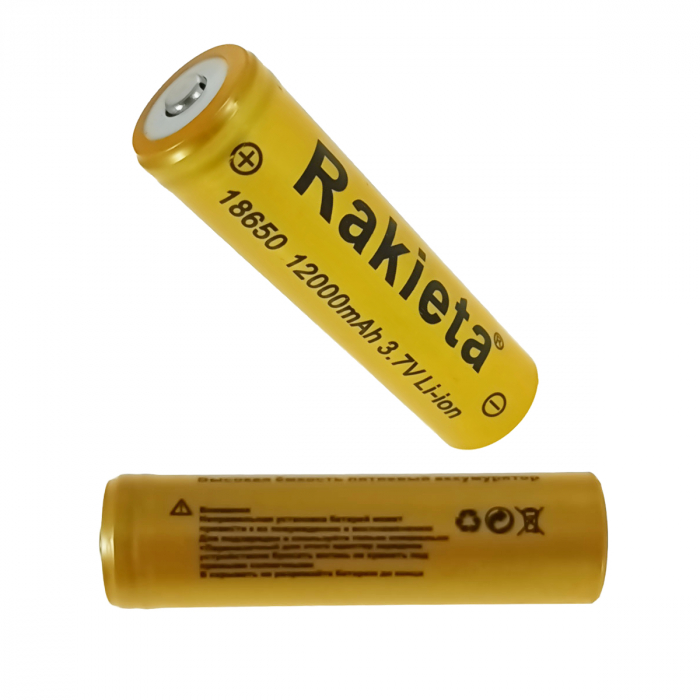 Acumulator 18650 Li-Ion, Rakieta BRC-18600-12000, 3.7V 12000mAh [2]