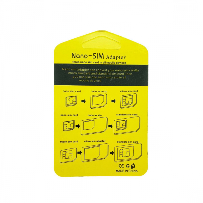 Adaptoare SIM NSA05,5 in 1,Nano/micro/standard,cu pin [4]