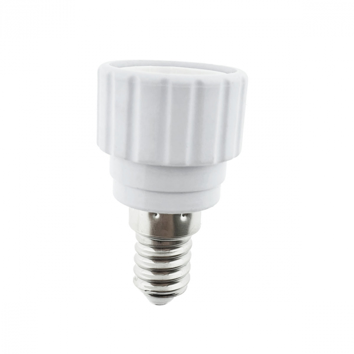 Adaptor bec pentru soclu E14 la GU10, FL-95983, alb [2]