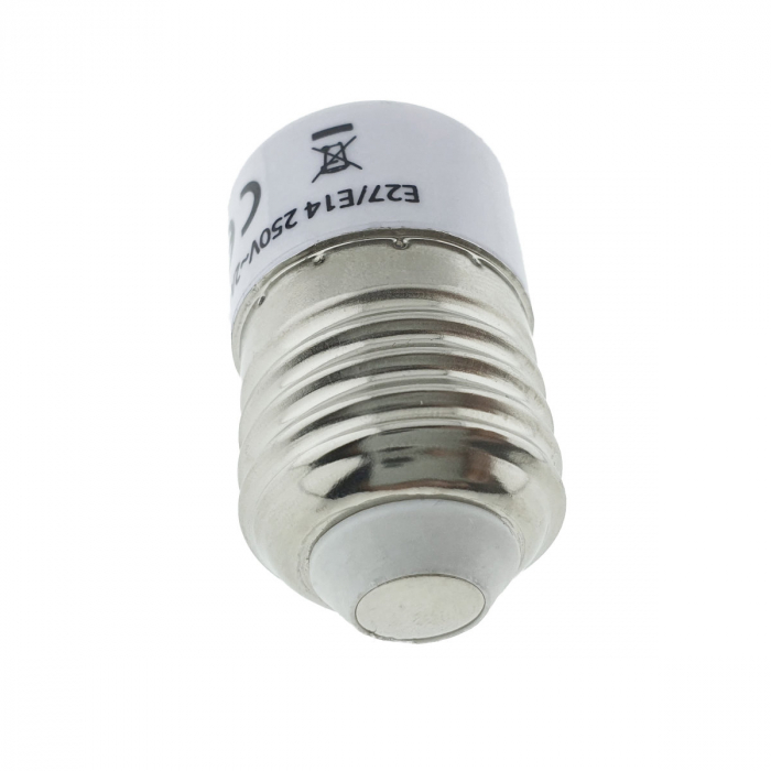Adaptor bec pentru soclu E27 la E14, FL-95981, alb [2]