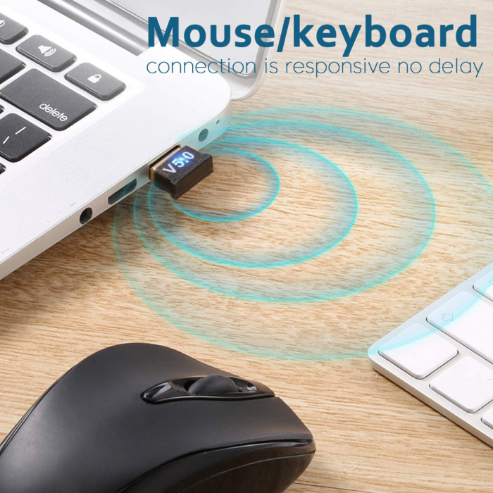 Adaptor Bluetooth Dongle v.5.0 nano USB, interfata USB 3.0 / 2.0 [7]