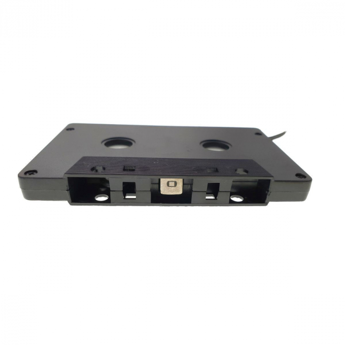 Adaptor caseta audio cu AUX jack 3.5mm, portabil, negru [2]