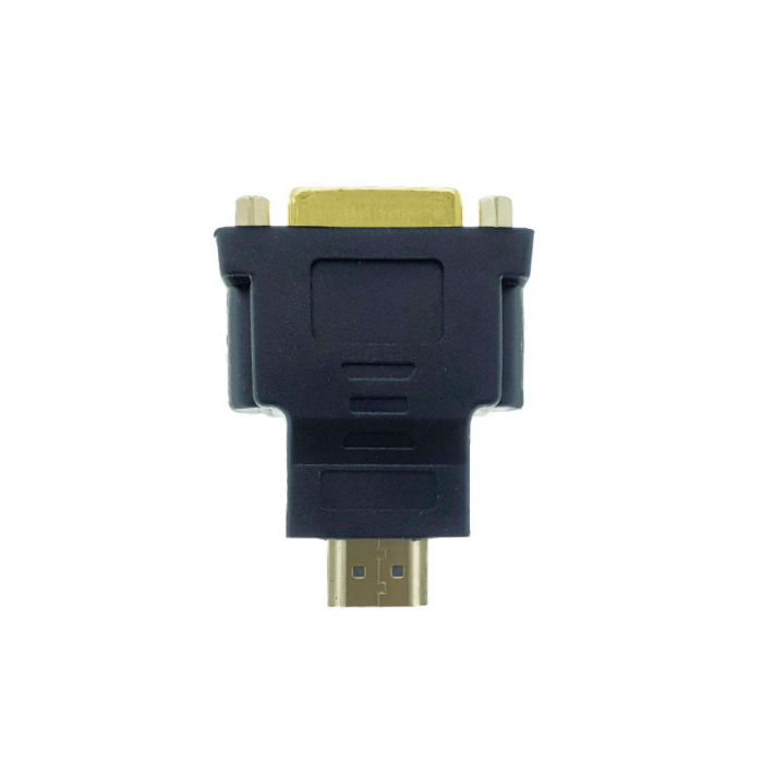 Adaptor DVI mama la HDMI tata, bidirectional, negru [2]