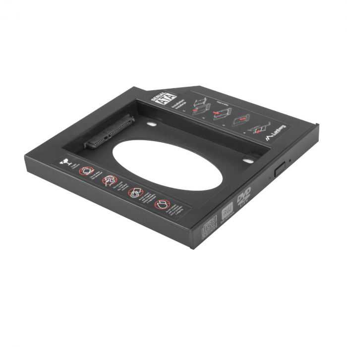 Adaptor subtire pentru HDD, Lanberg, 5.25''->2.5'', 12.7mm [2]