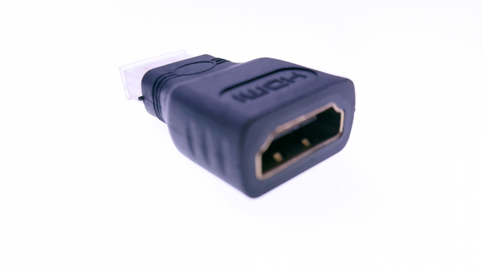 Adaptor HDMI F - miniHDMI M, Permite conectarea cablurilor standard HDMI la tableta - AHMMHM [2]