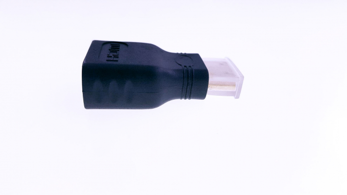 Adaptor HDMI F - miniHDMI M, Permite conectarea cablurilor standard HDMI la tableta - AHMMHM [4]