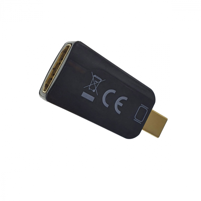 Adaptor Lanberg 40867, DisplayPort Mini tata la HDMI mama, rezolutie Full HD 1080p, transfer 6.75 Gbps, frecventa 225MHz - 2.25 Gbps [4]