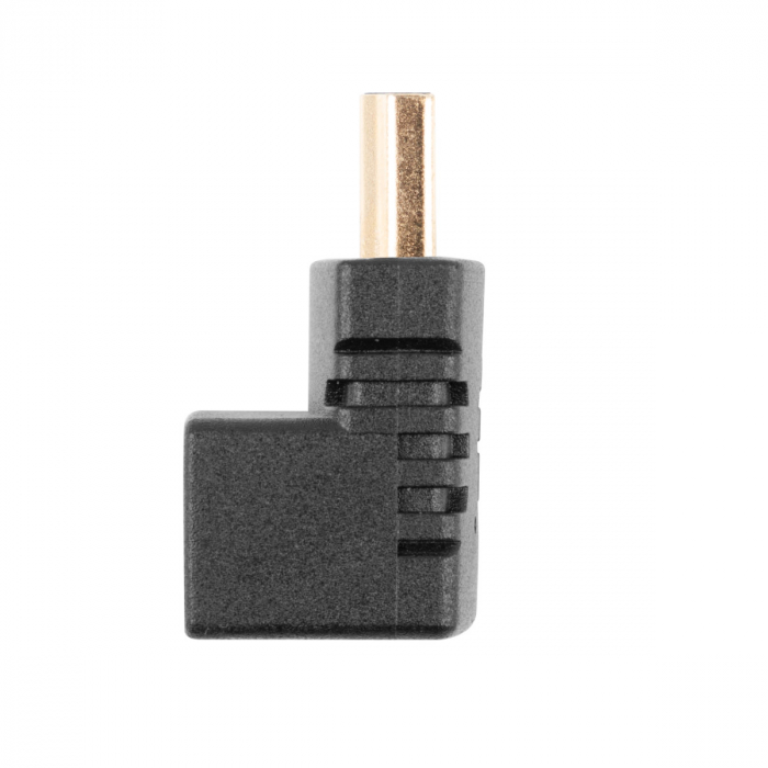 Adaptor Lanberg 42740, HDMI tata la HDMI mama, unghi 90 grade in jos [3]