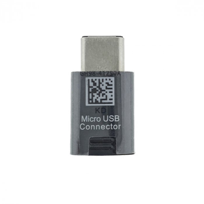 Adaptor microUSB mama la USB tip C tata, pentru Samsung GH98-41290A, negru [5]