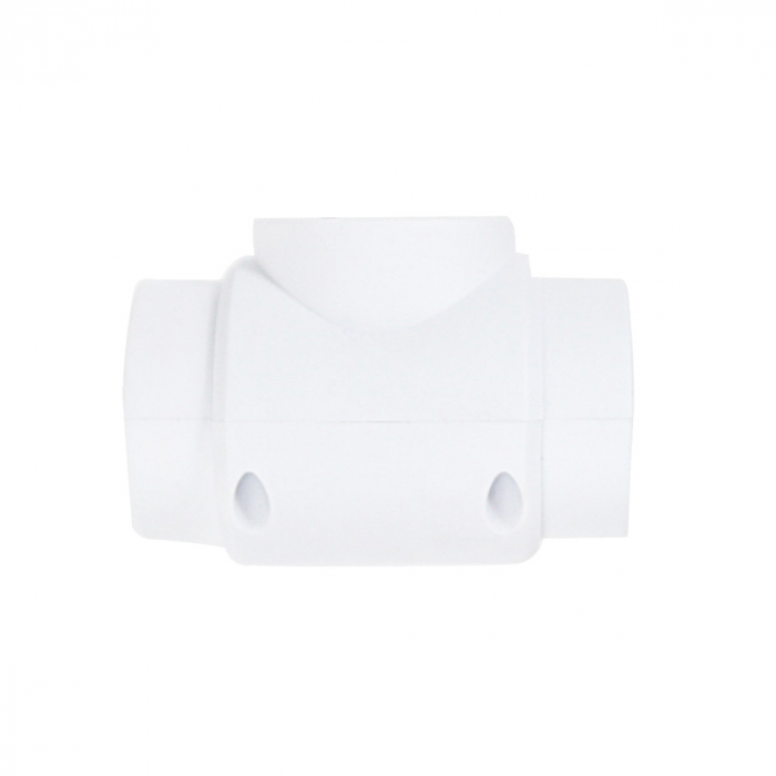 Adaptor priza multipla cu 3 porturi laterale, 3680W, 16A, stecher cu impamantare, dimensiuni 85 x 80 x 57 mm, alb [6]