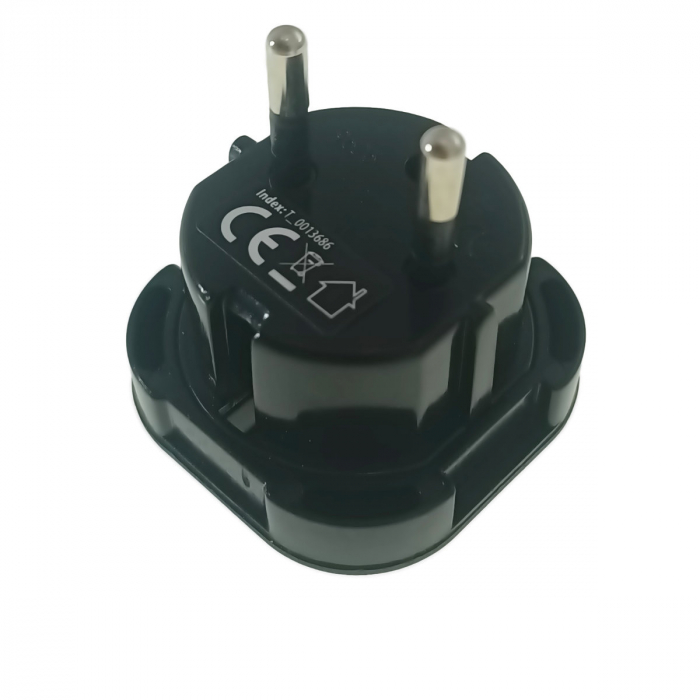Adaptor priza UK la priza Europa, Forever 39437, 10A, negru [3]