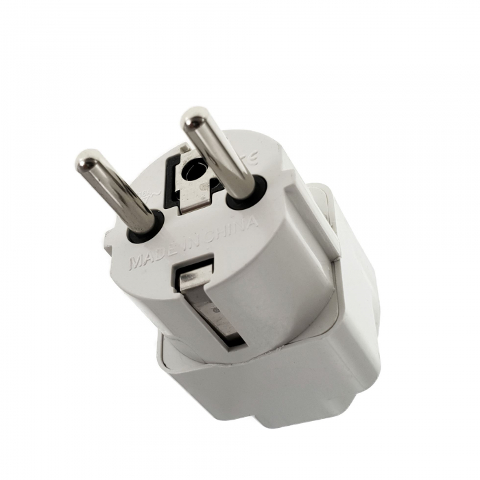Adaptor Priza UK la Europa, Alb - Conversie Simplă fără Transformare Voltaj, 240V/16A [2]